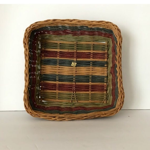 Three Vintage Philippine natural wicker baskets - Picture 4 of 6